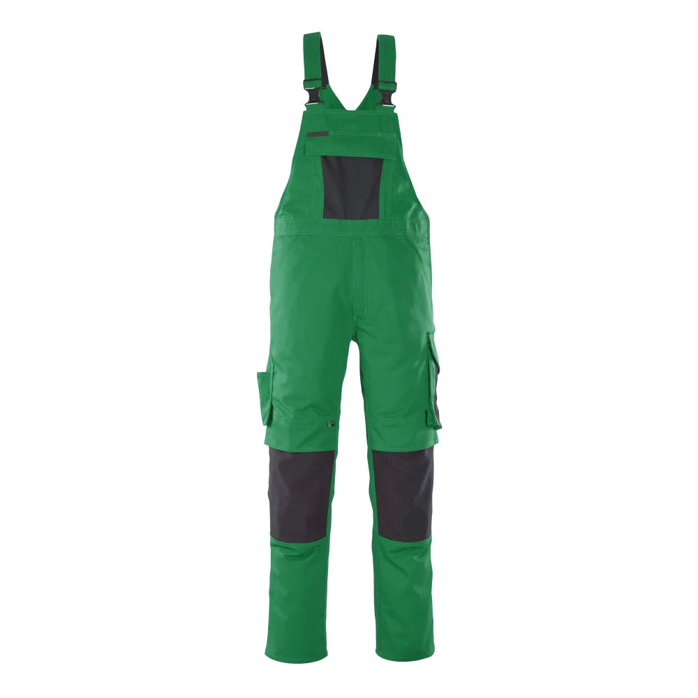 Mascot 12069-203 Amerikaanse Overall Met Kniezakken Groen Zwart