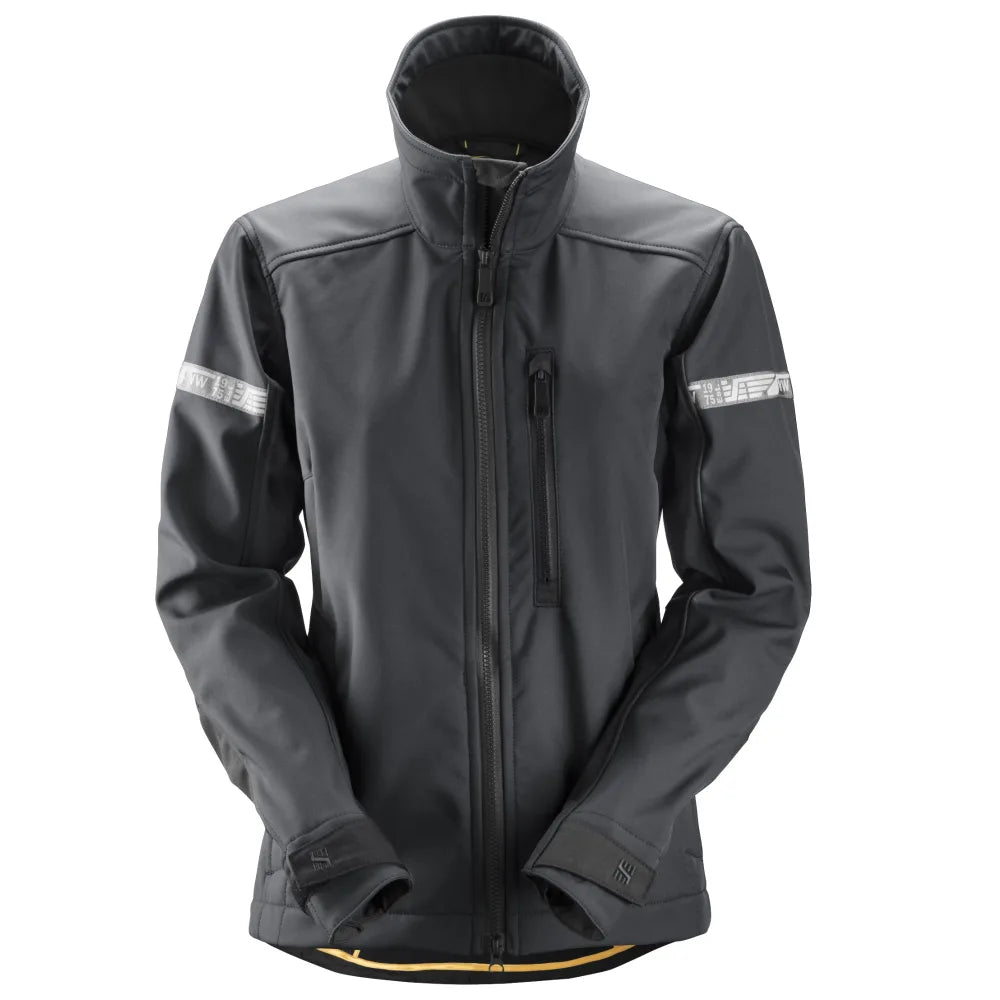 Snickers 1207 Allroundwork Softshell Dameswerkjas 5804 Steel Grey Black