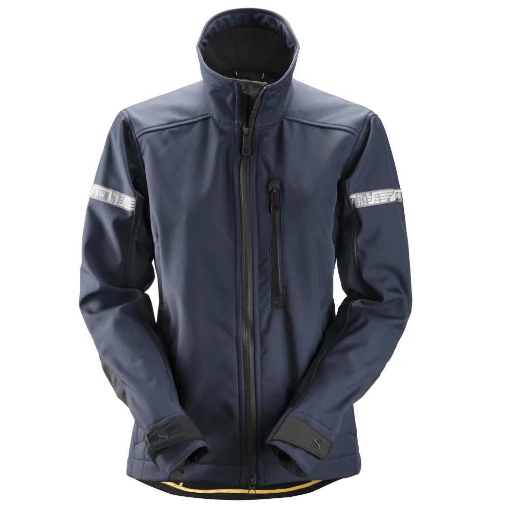 Snickers 1207 Allroundwork Softshell Dameswerkjas 9504 Navy Black