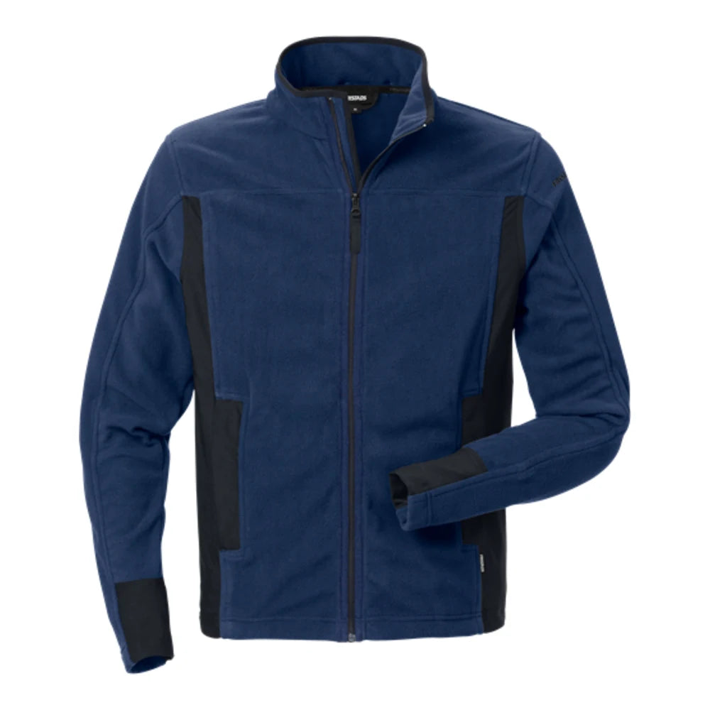 Fristads Microfleecejack 4003 Mfl Marineblauw Zwart