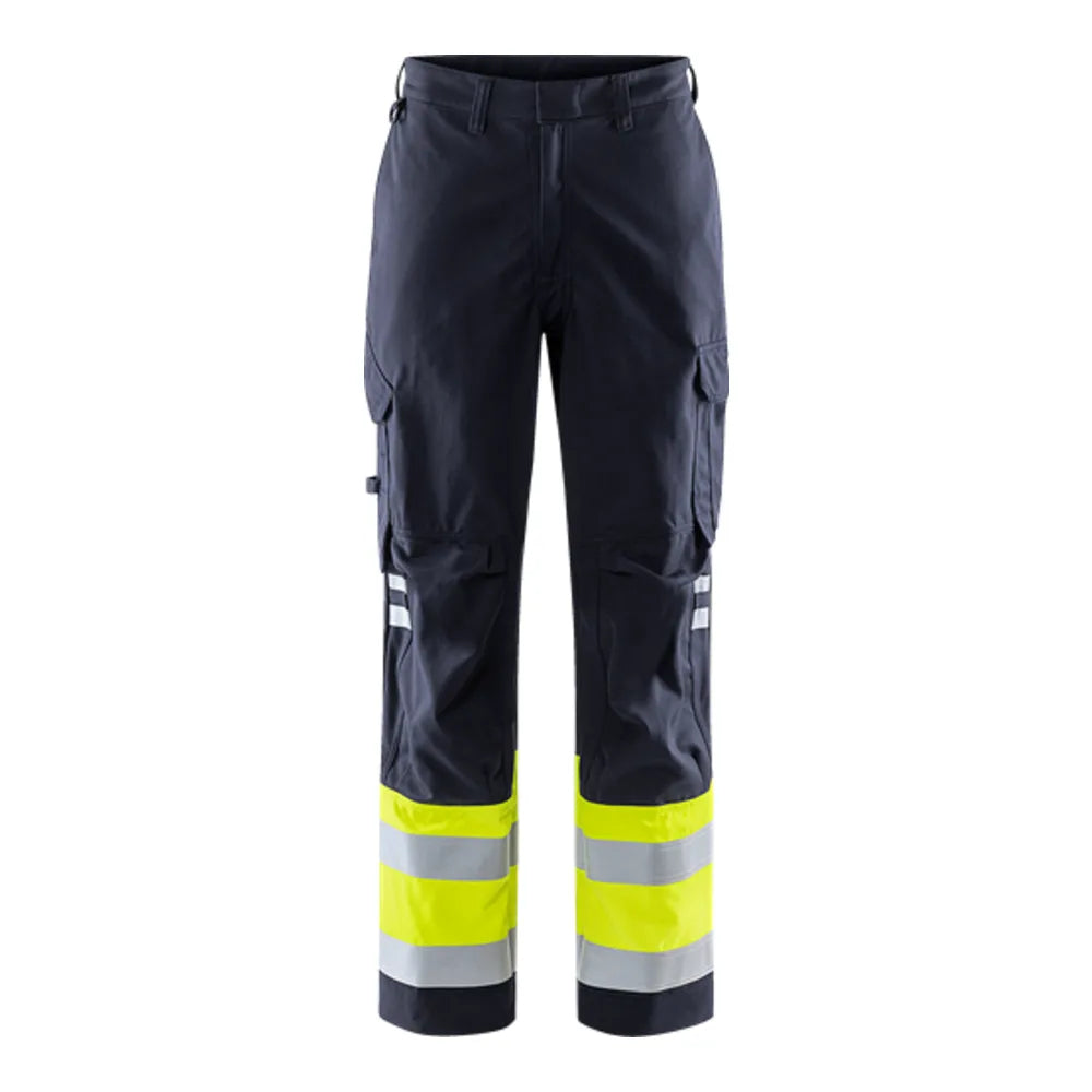 Fristads Flamestat High Vis Broek Klasse 1 2176 Aths High Vis Geel Marineblauw