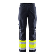 Fristads Flamestat High Vis Broek Klasse 1 2176 Aths High Vis Geel Marineblauw