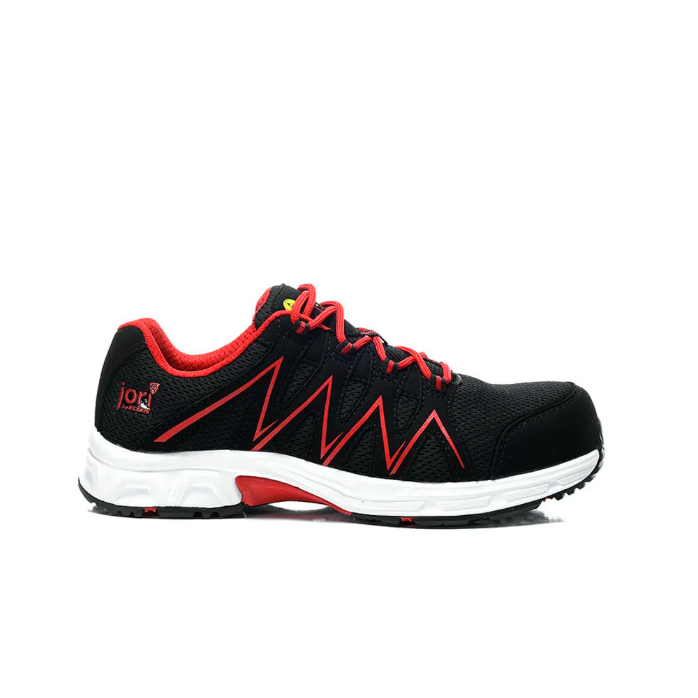 Jori Speedy Black-Red Low S1PS Werkschoenen