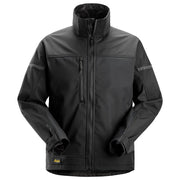 Snickers 1216 Allroundwork Softshell Stretch Werkjas 0404 Black Black