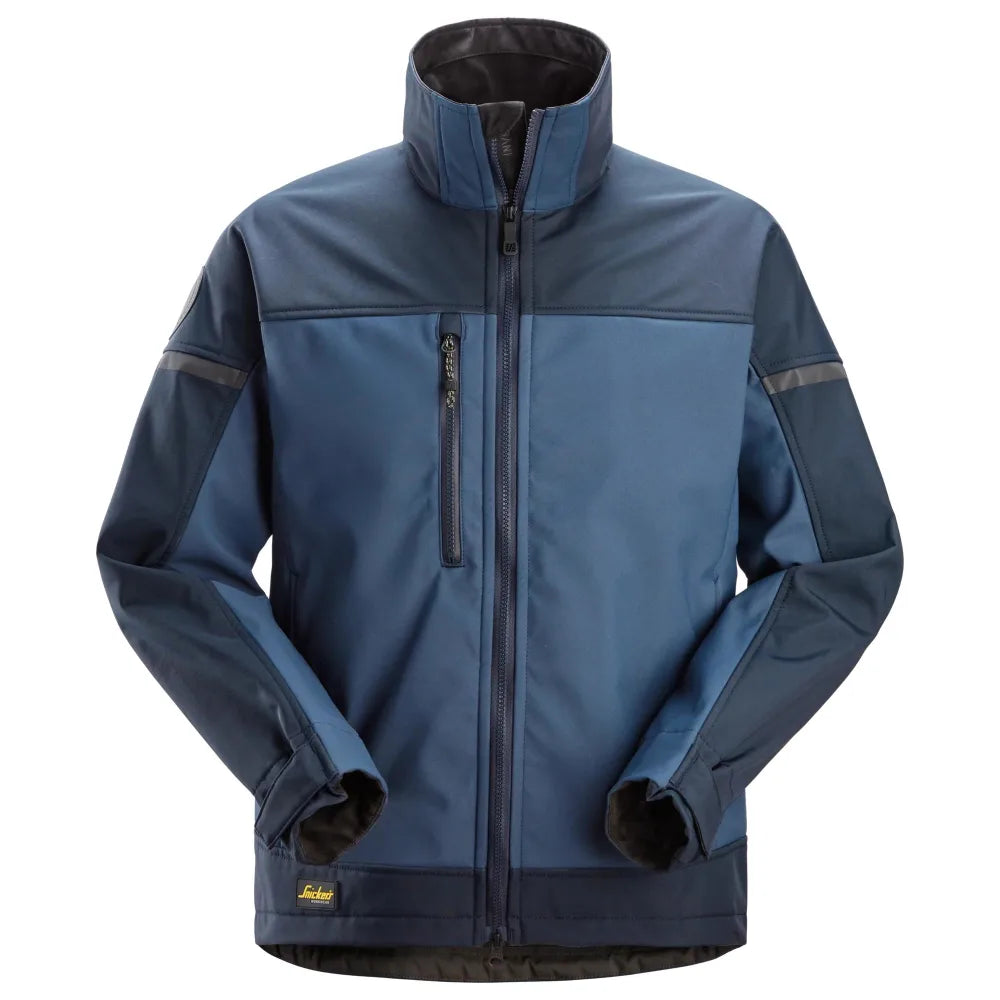 Snickers 1216 Allroundwork Softshell Stretch Werkjas 9596 Navy Dark Navy