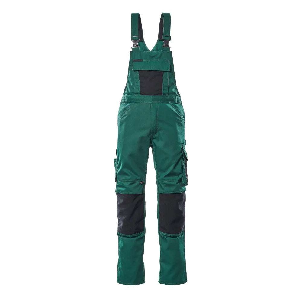 Mascot 12169-442 Amerikaanse Overall Met Kniezakken Groen Zwart