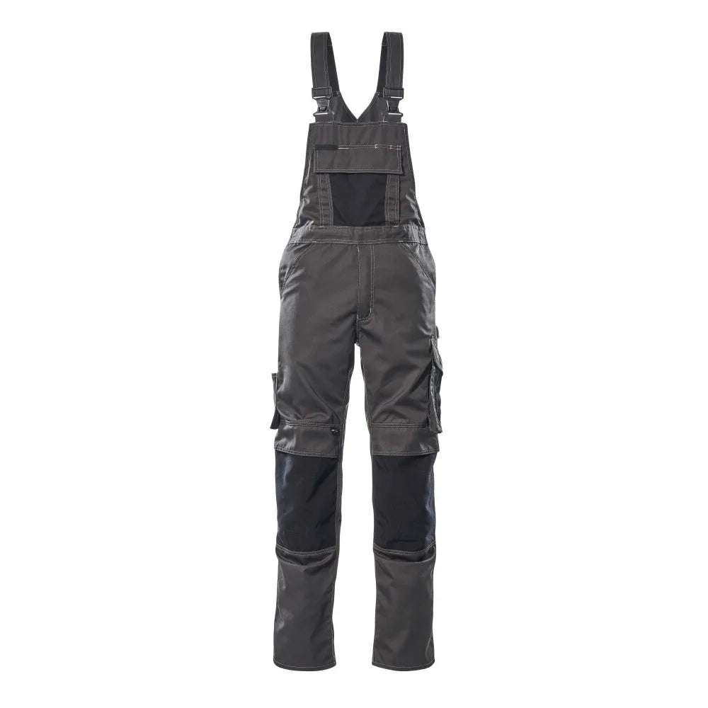 Mascot 12169-442 Amerikaanse Overall Met Kniezakken Donkerantraciet Zwart