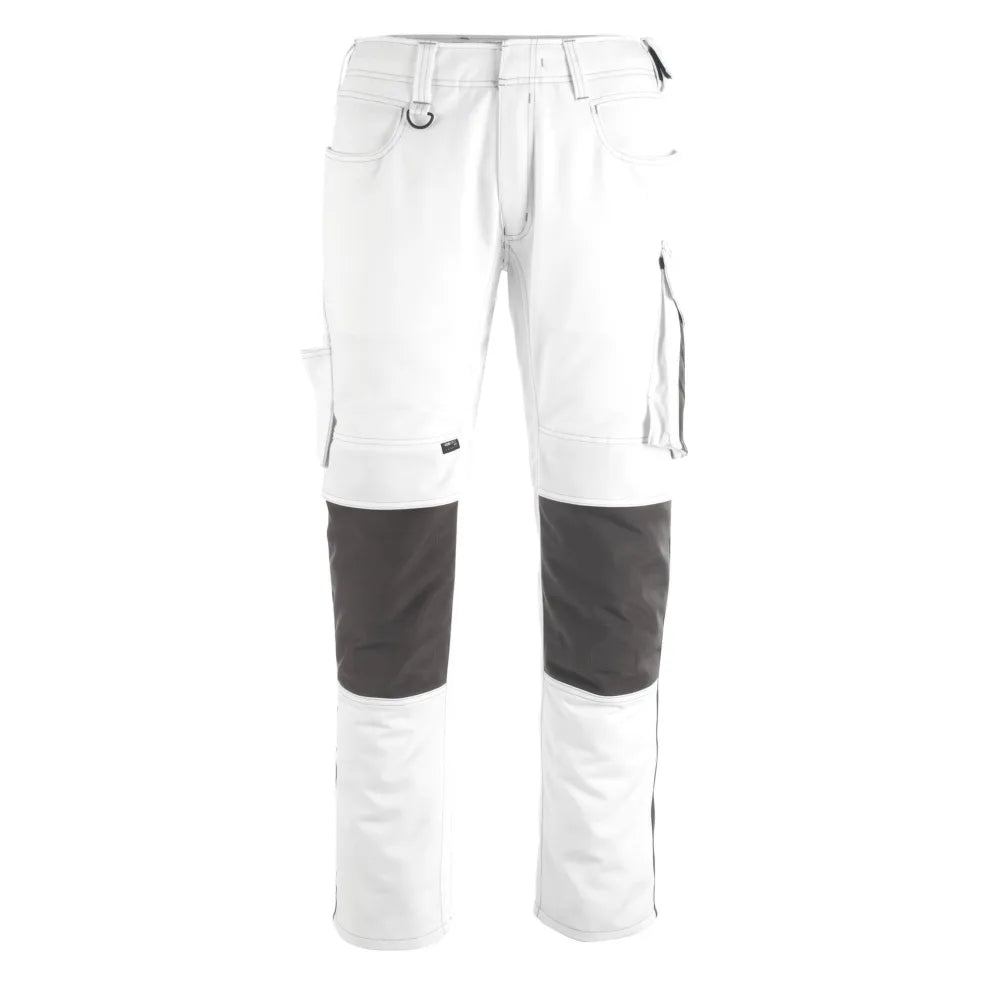 Mascot 12179-203 Broek Met Kniezakken Wit Donkerantraciet