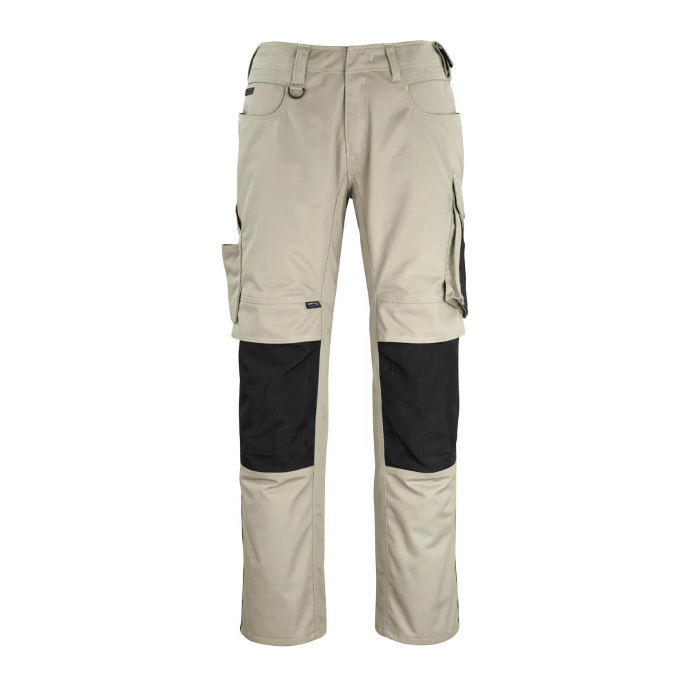 Mascot 12179-203 Broek Met Kniezakken Lichtkhaki Zwart