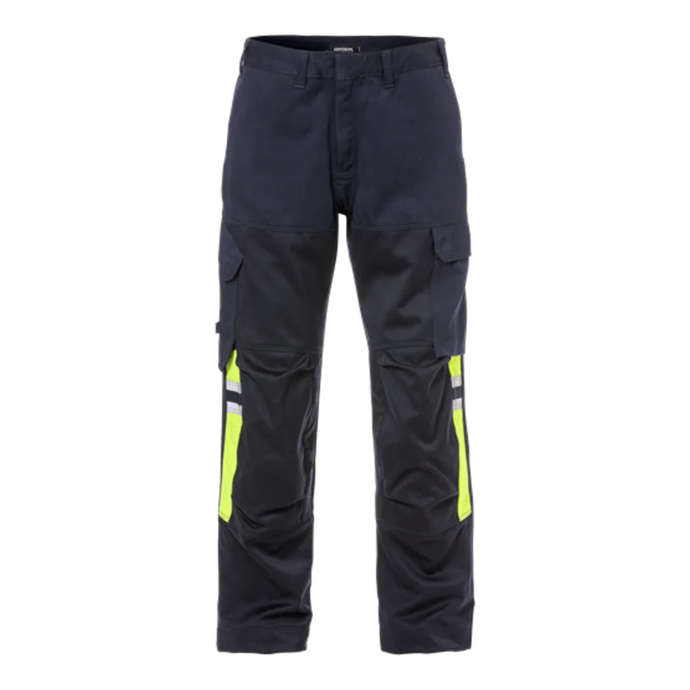 Fristads Flamestat Broek 2165 Mfa Marineblauw Geel