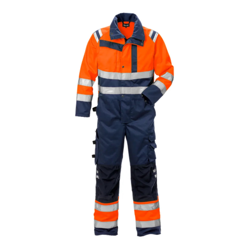 Fristads High Vis Overall Klasse 3 8026 Plu High Vis Oranje Marineblauw