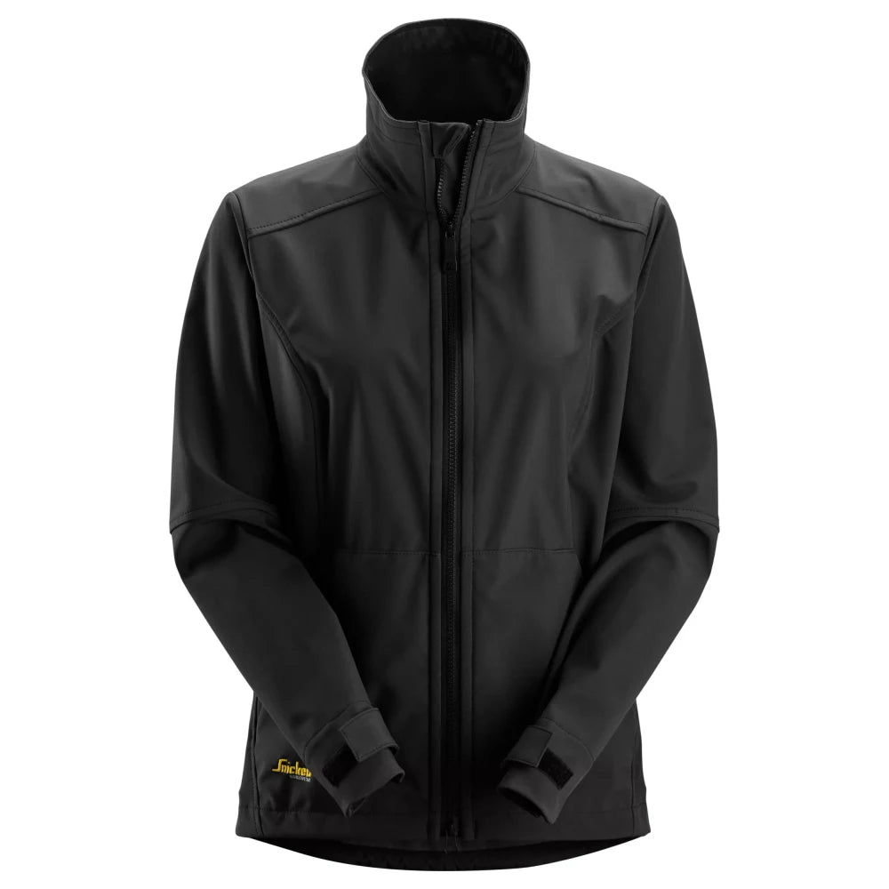 Snickers 1247 Allroundwork Winddichte Softshell Dameswerkjas 0400 Black