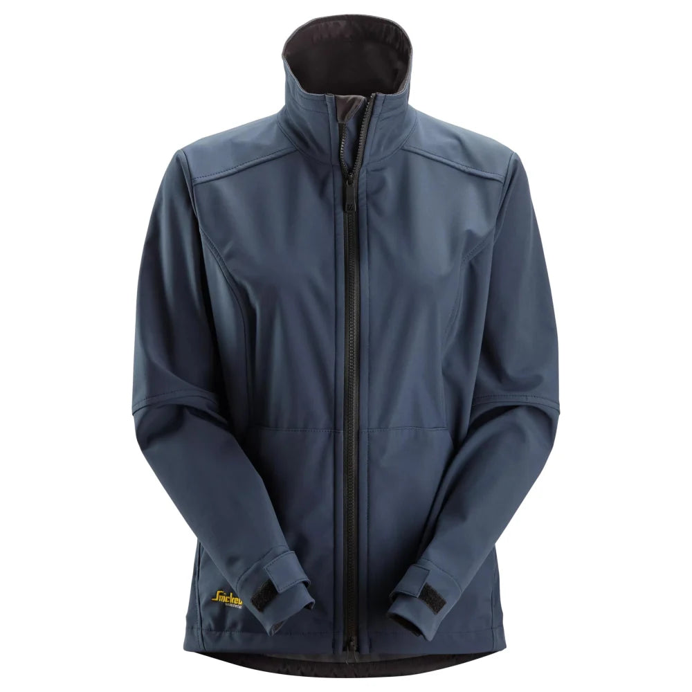 Snickers 1247 Allroundwork Winddichte Softshell Dameswerkjas 9500 Navy