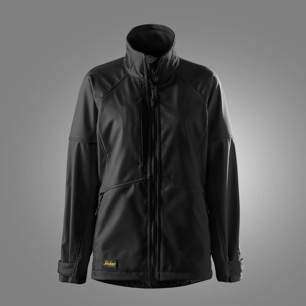 Snickers 1257 Allroundwork Softshell Dameswerkjas 0404 Black Black