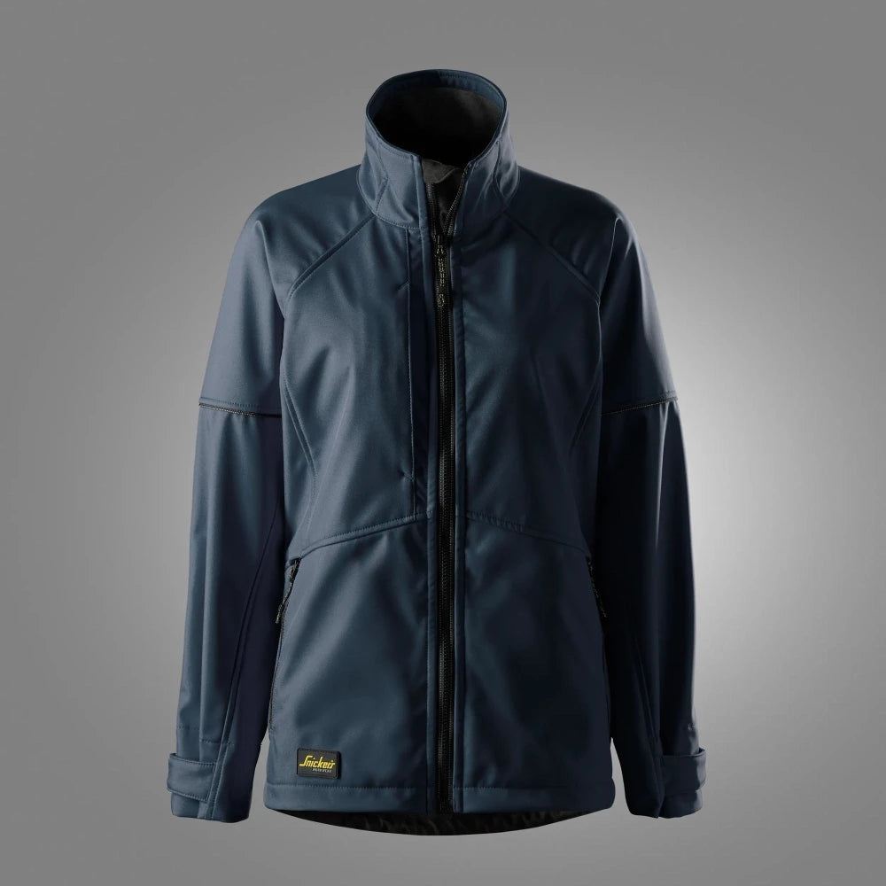 Snickers 1257 Allroundwork Softshell Dameswerkjas 9504 Navy Black