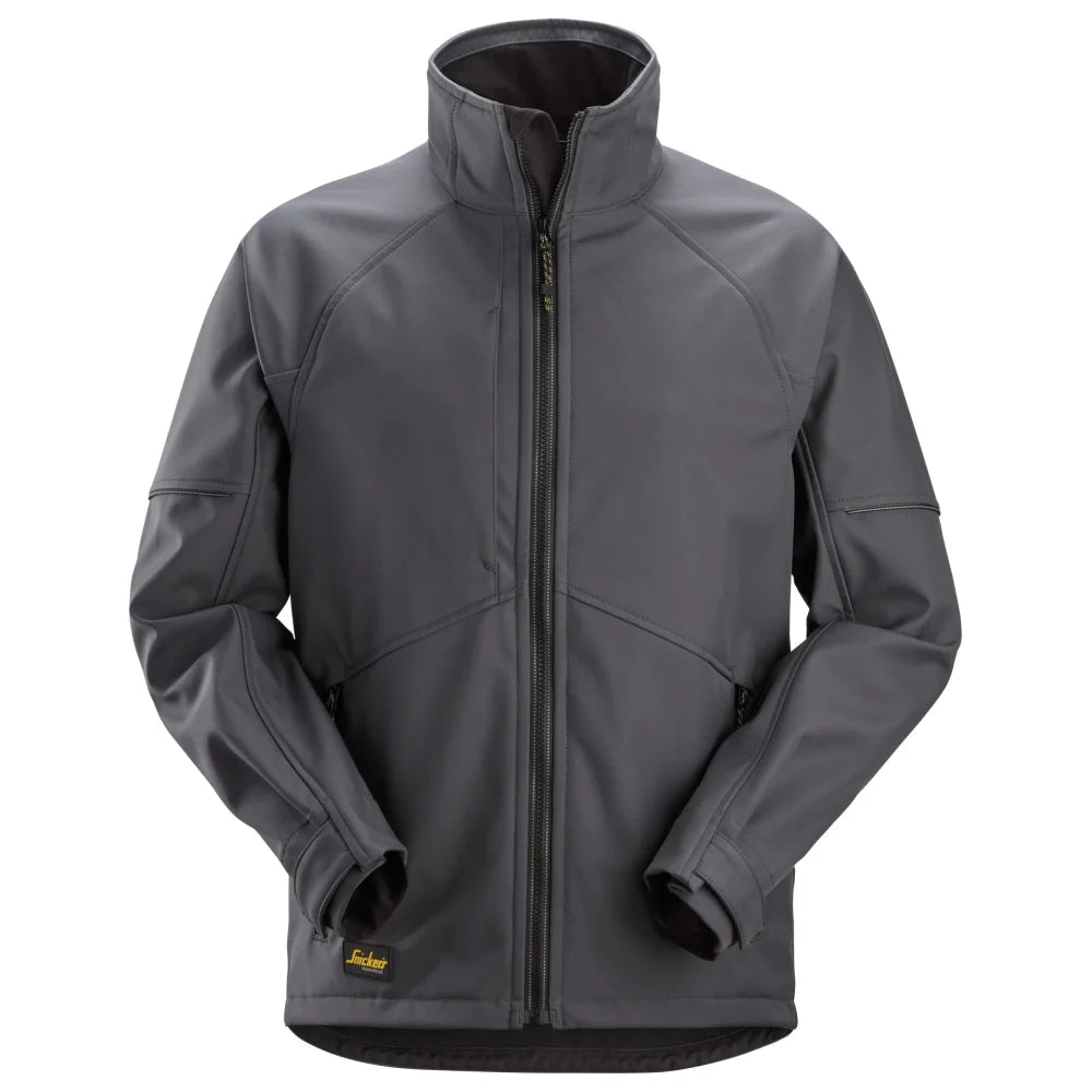 Snickers 1258 Allroundwork Softshell Werkjas 5804 Steel Grey Black