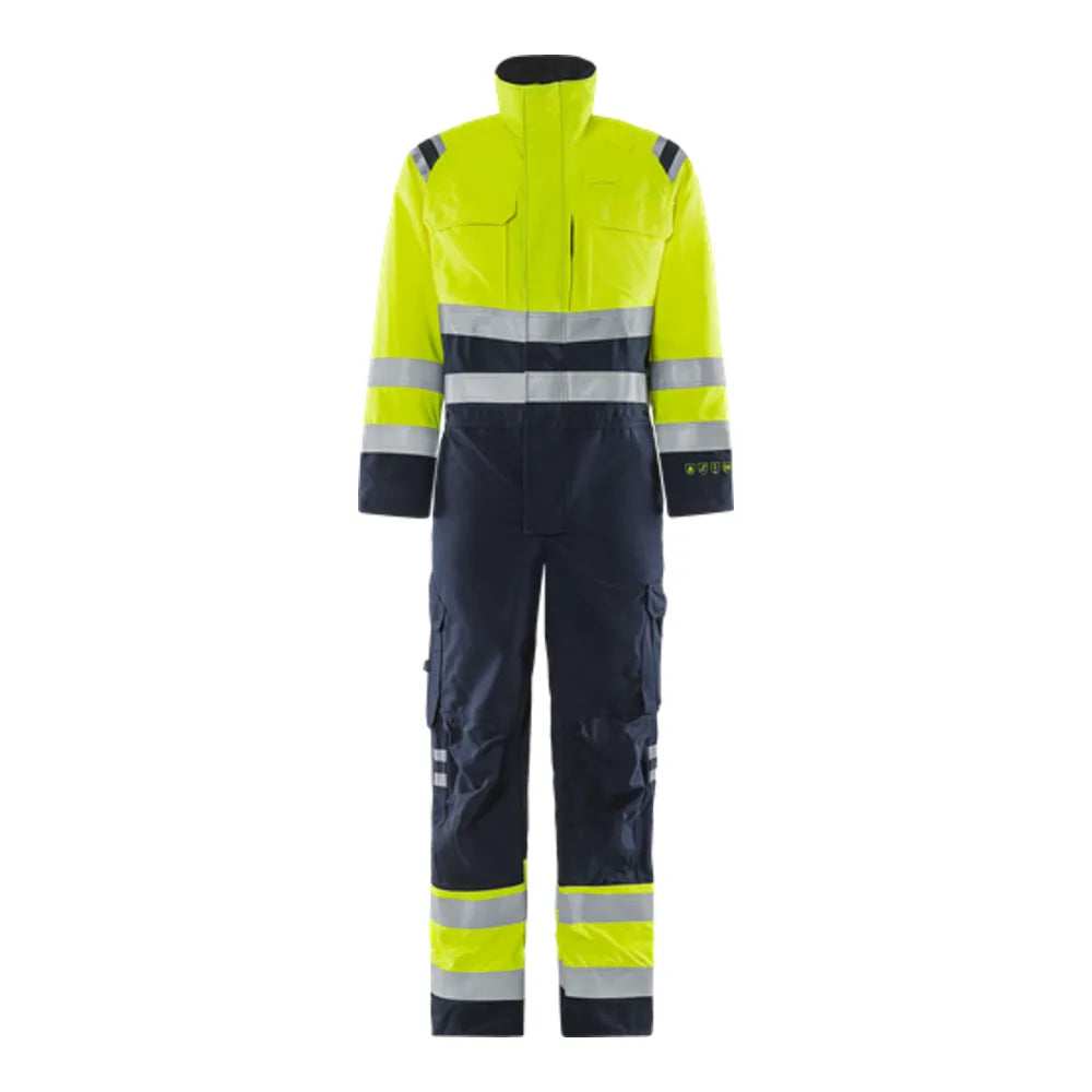 Fristads Flamestat High Vis Overall Klasse 3 8175 Aths High Vis Geel Marineblauw