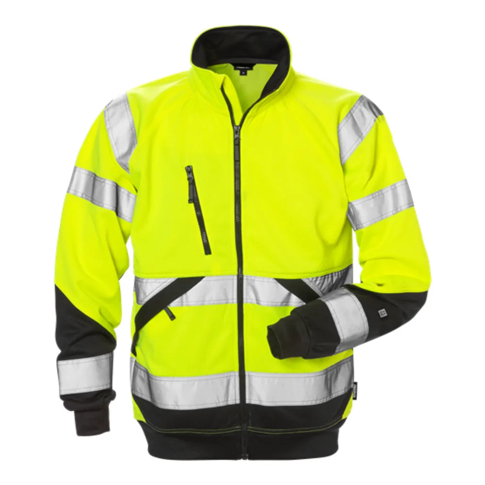 Fristads High Vis Sweatjack Klasse 3 7426 Shv High Vis Geel Zwart