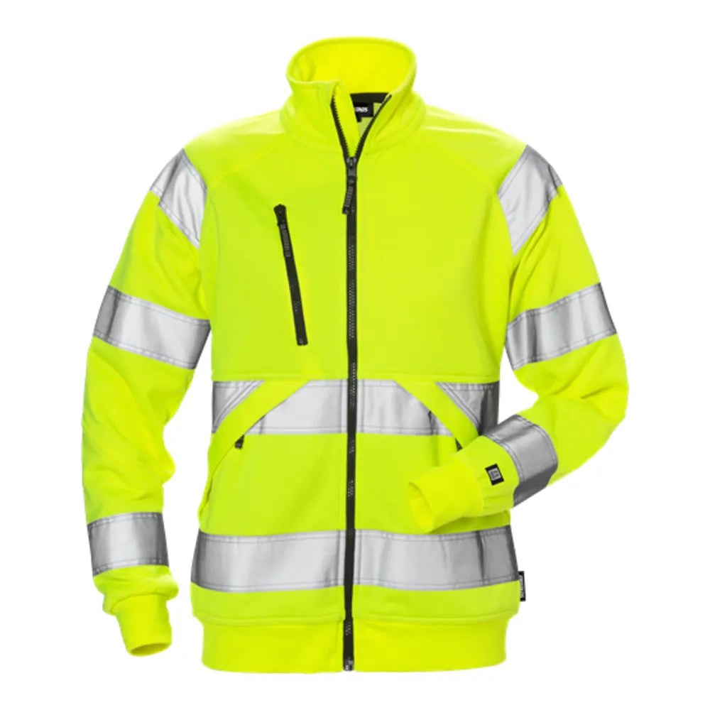 Fristads High Vis Sweatjack Dames Klasse 3 7427 Shv High Vis Geel