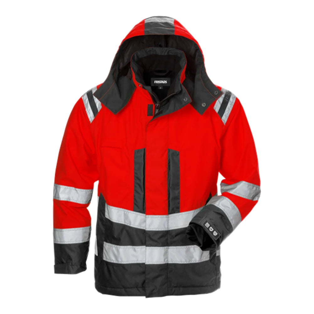 Fristads High Vis Airtech® Winterjack Dames Klasse 3 4037 Gtt High Vis Rood Zwart