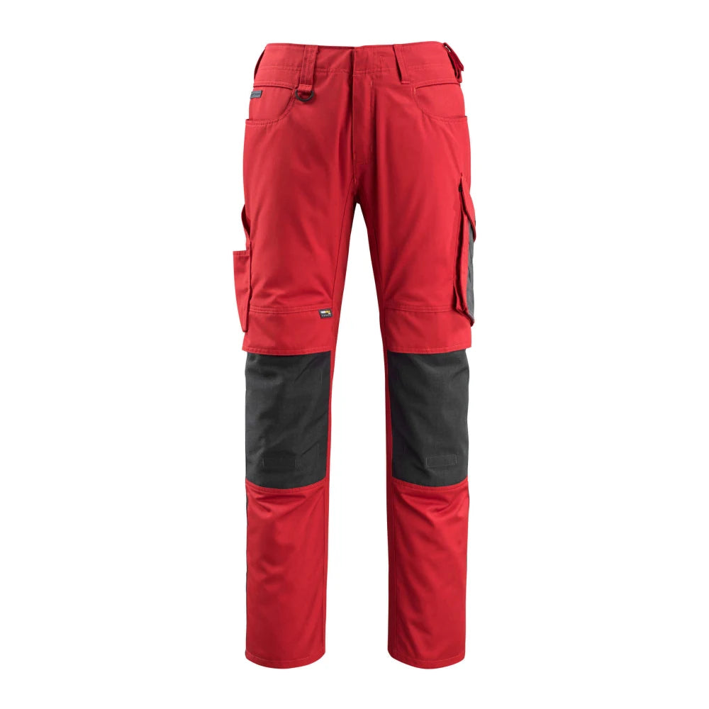 Mascot 12679-442 Broek Met Kniezakken Rood Zwart