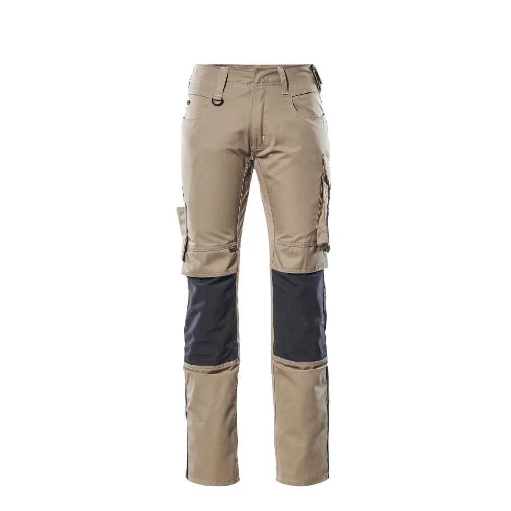 Mascot 12679-442 Broek Met Kniezakken Lichtkhaki Zwart