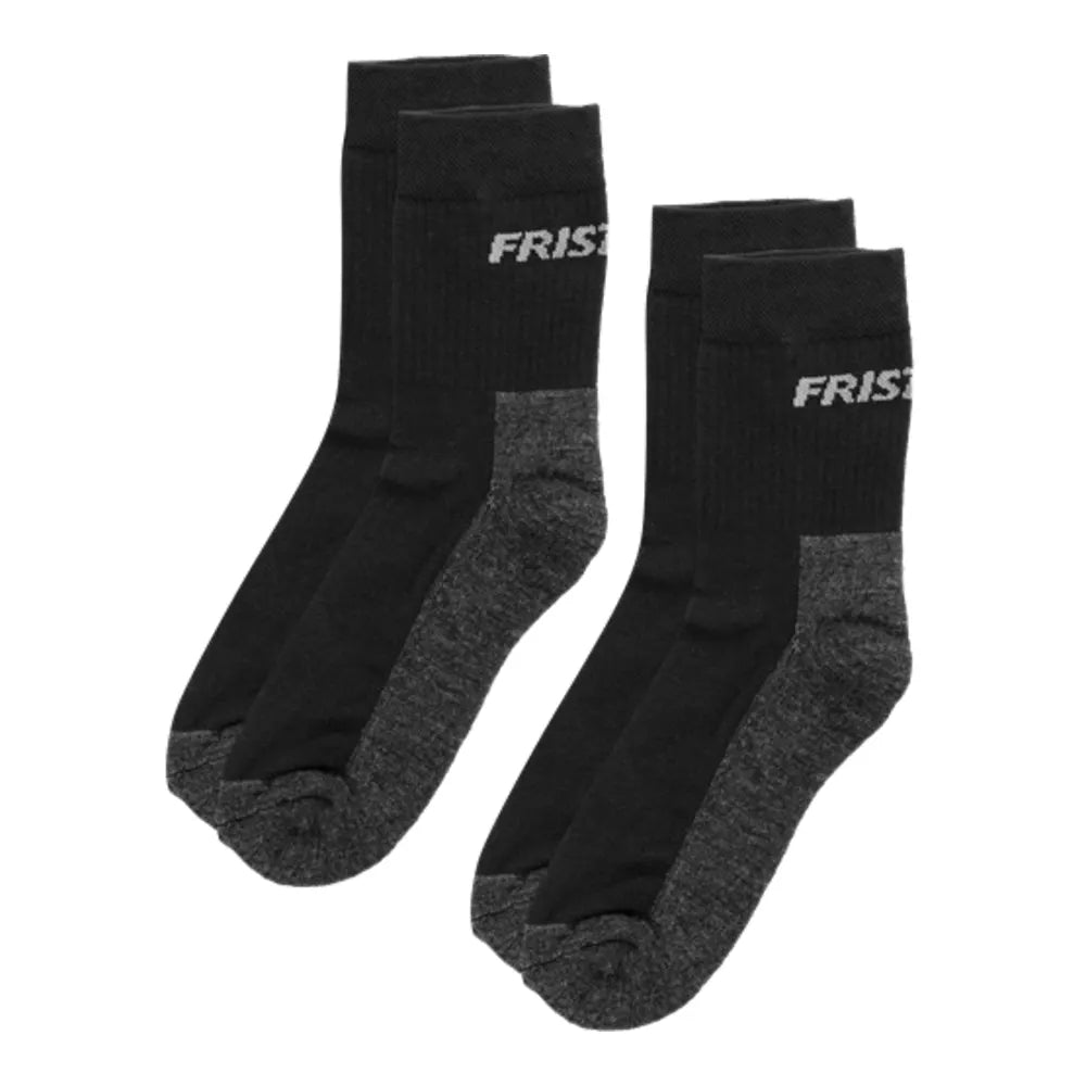 Fristads Wollen Sokken 2-Pack 9168 Sow Zwart