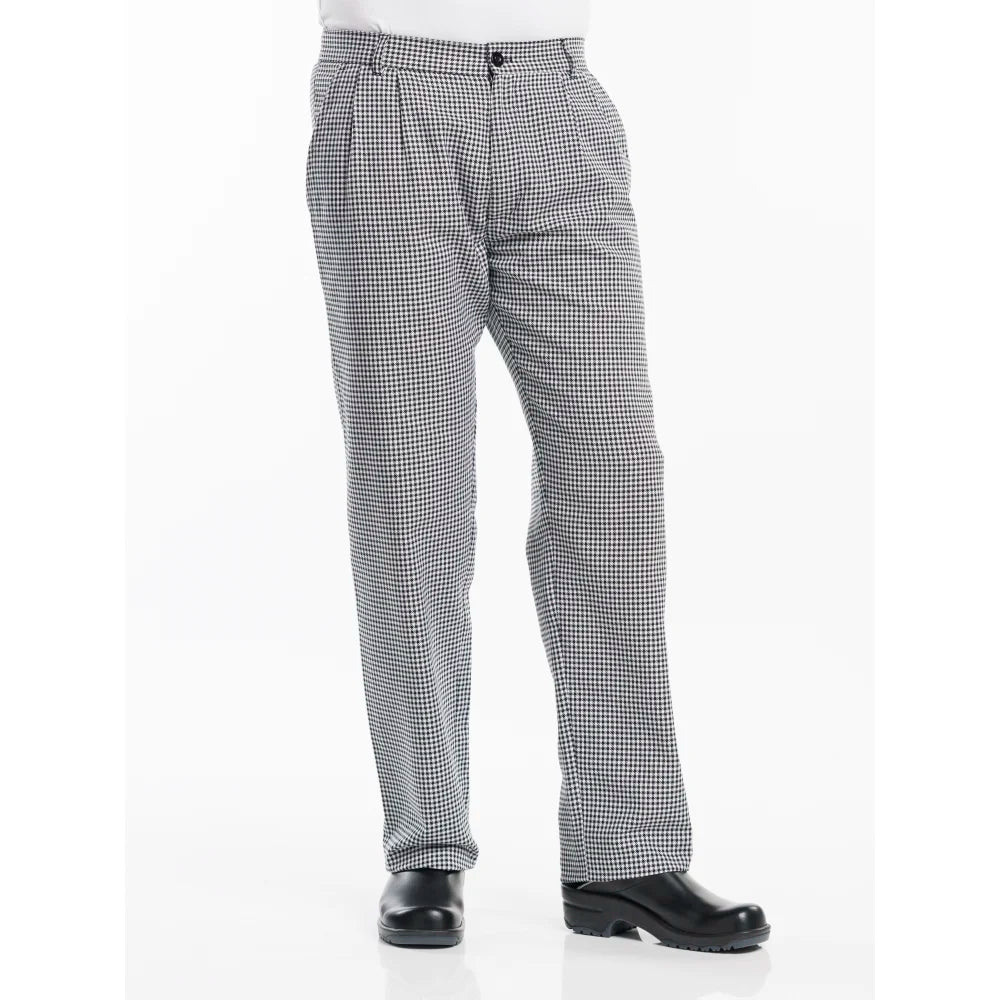 Chaud Devant Kokspantalon Pepita Black