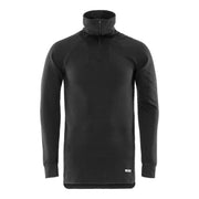 Fristads T-Shirt Lange Mouwen Met Korte Rits 742 Pc Zwart