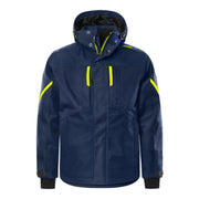 Fristads Airtech® Winterjack 4058 Gtc Marineblauw Geel