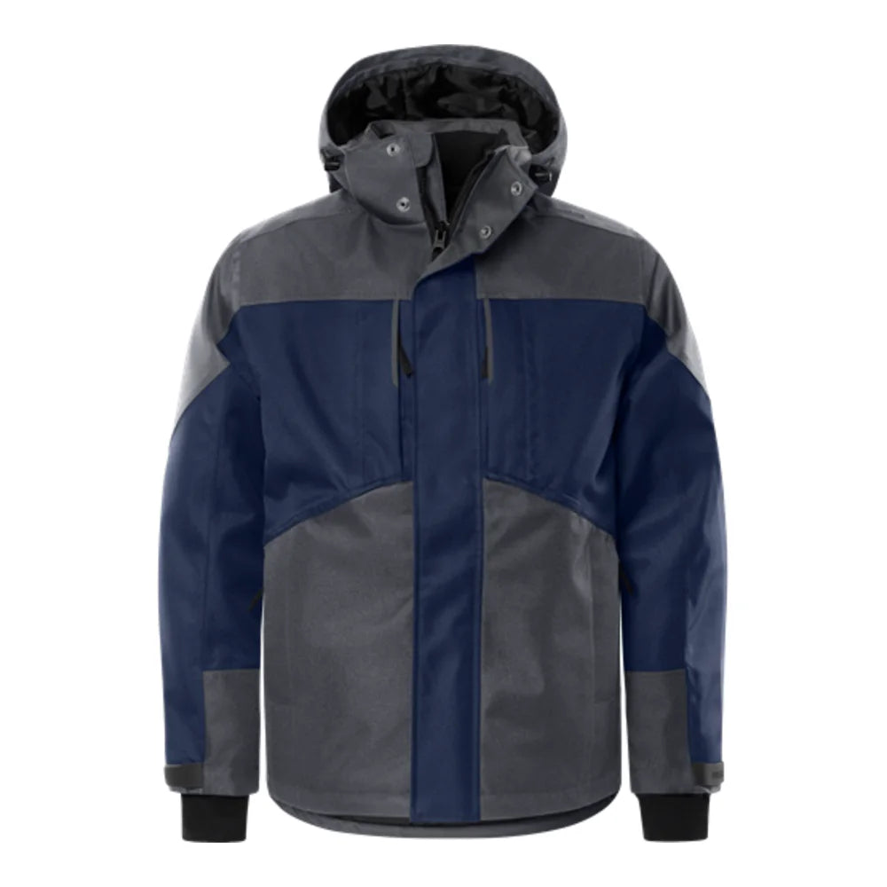 Fristads Airtech® Winterjack 4058 Gtc Marineblauw Grijs