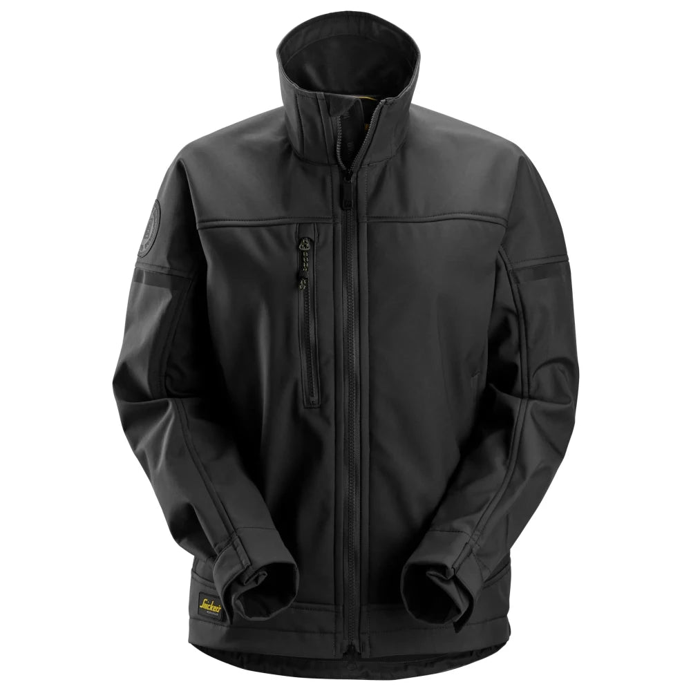 Snickers 1276 Allroundwork Softshell Stretch Dameswerkjas 0404 Black Black