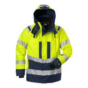 Fristads High Vis Airtech® Shelljack Klasse 3 4515 Gtt High Vis Geel Marineblauw