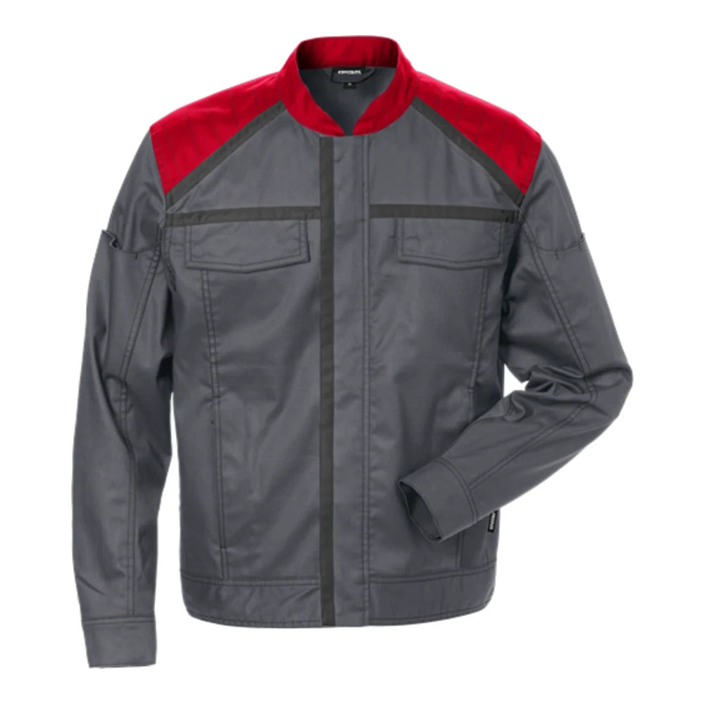 Fristads Jack 4555 Stfp Grijs Rood