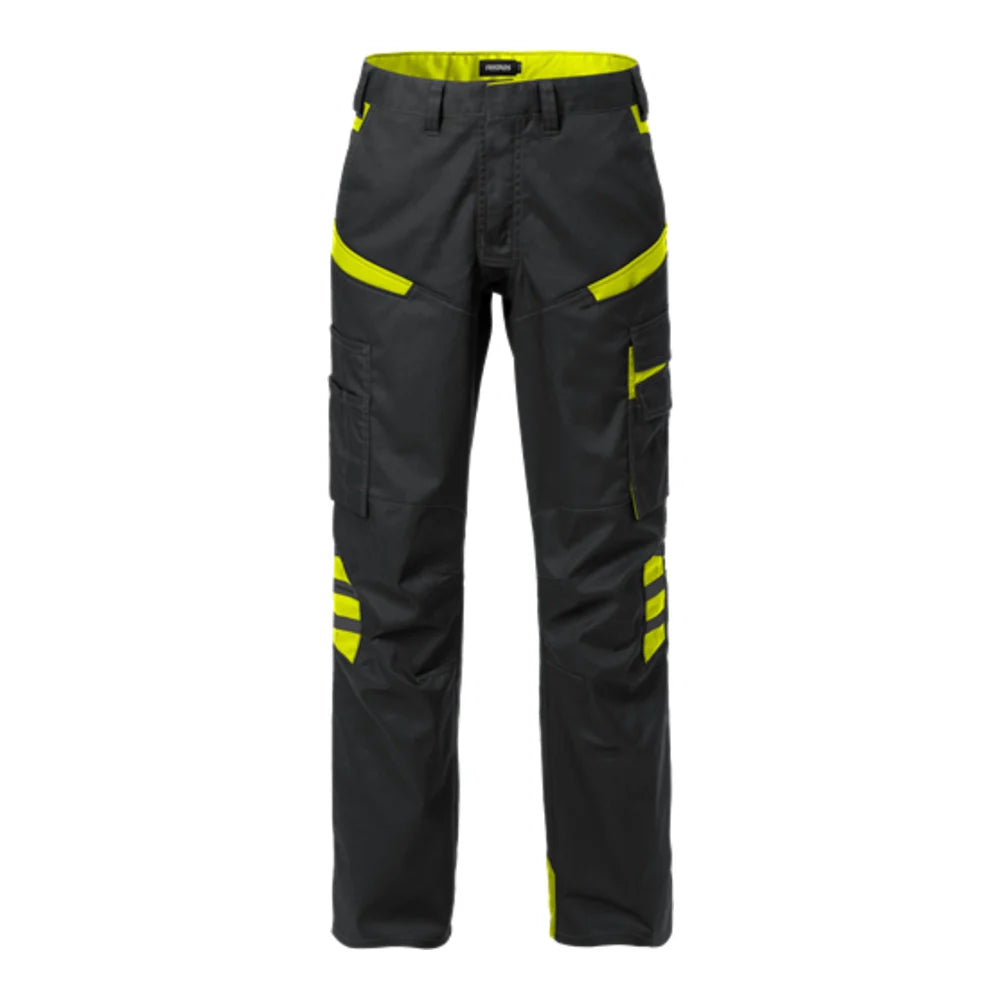 Fristads Broek Dames 2554 Stfp Zwart Geel
