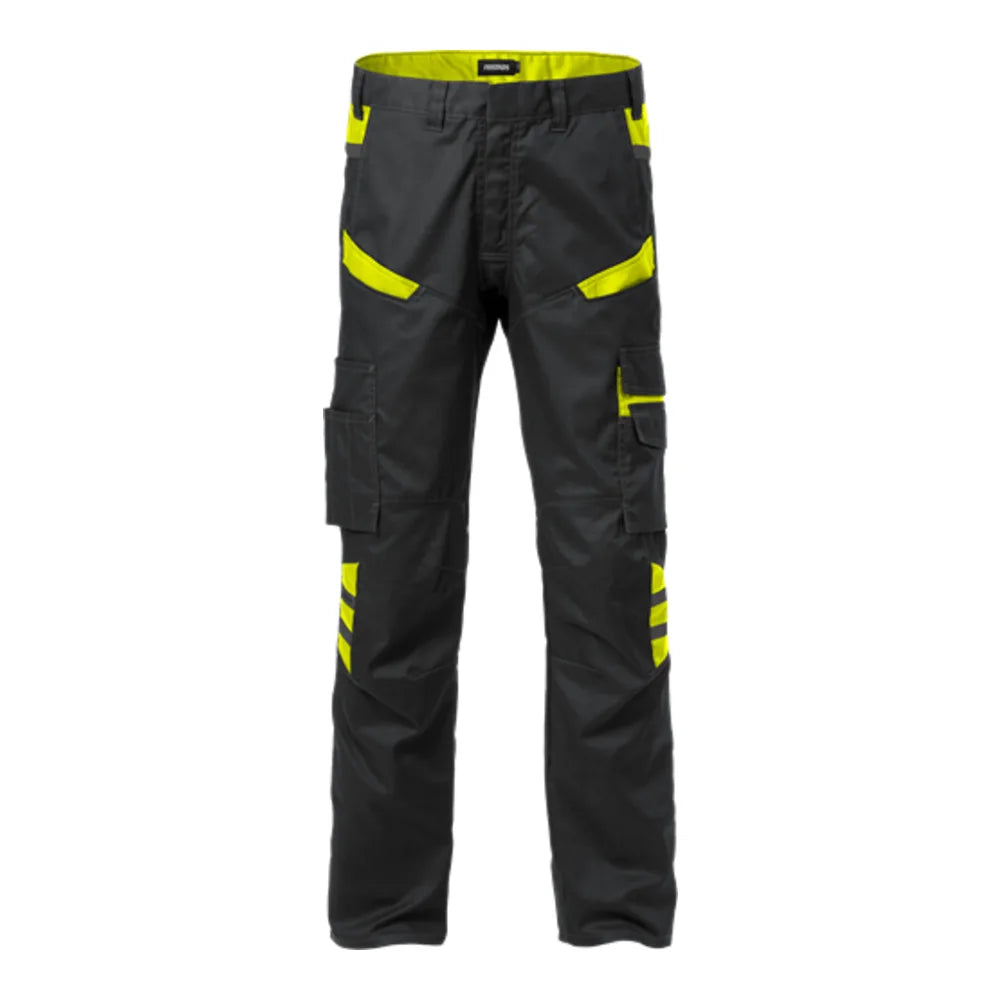 Fristads Broek 2552 Stfp Zwart Geel