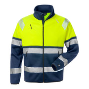 Fristads High Vis Sweatjack Klasse 1 4517 Ssl High Vis Geel Marineblauw