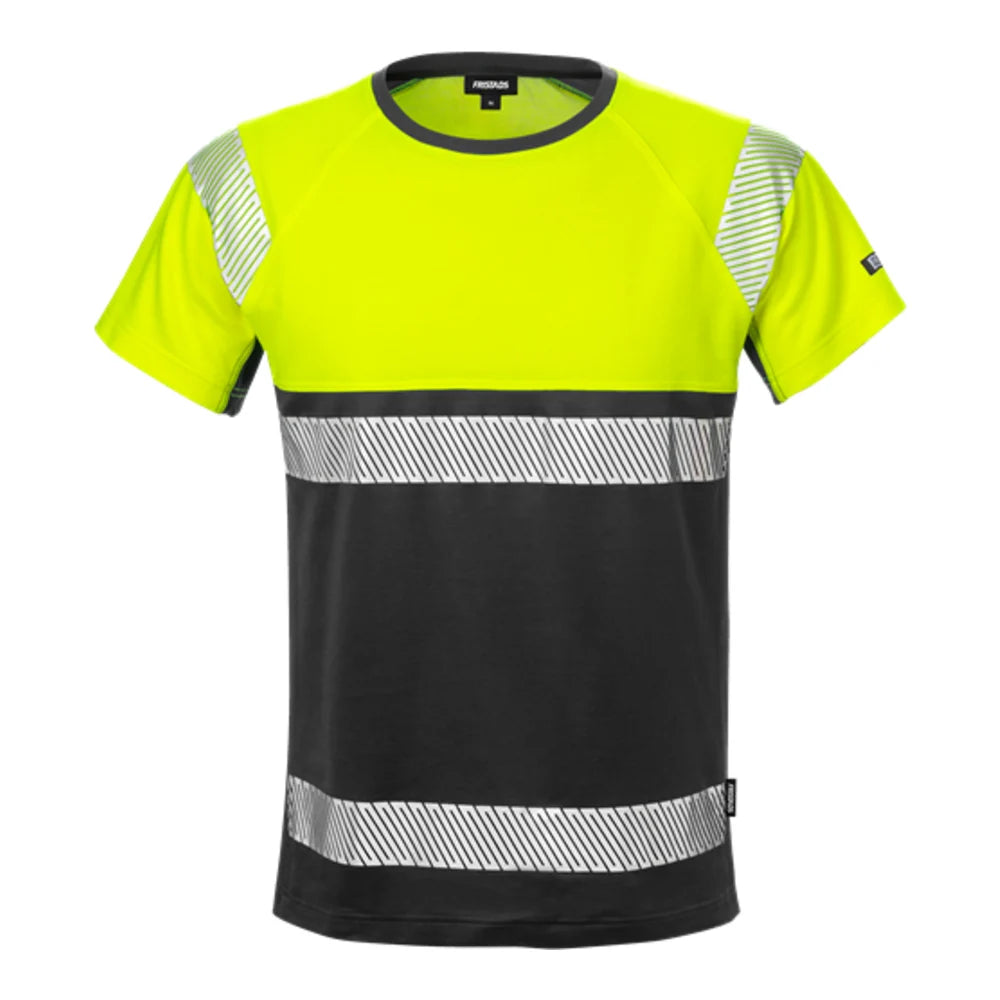 Fristads High Vis T-Shirt Klasse 1 7518 Thv High Vis Geel Zwart