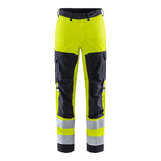 Fristads Flamestat High Vis Broek Stretch Klasse 2 2161 Athf High Vis Geel Marineblauw