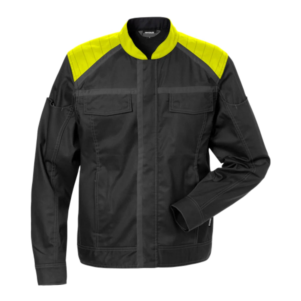 Fristads Jack Dames 4556 Stfp Zwart Geel