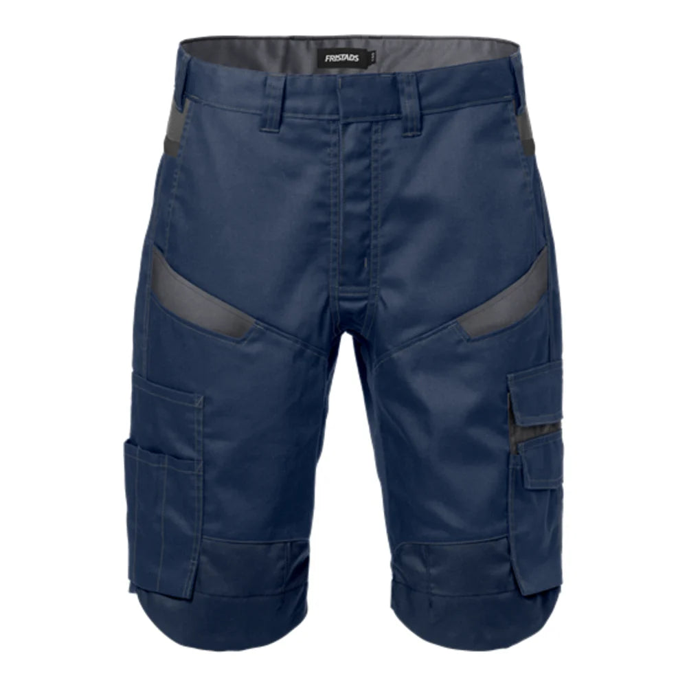 Fristads Korte Broek 2562 Stfp Marineblauw Grijs