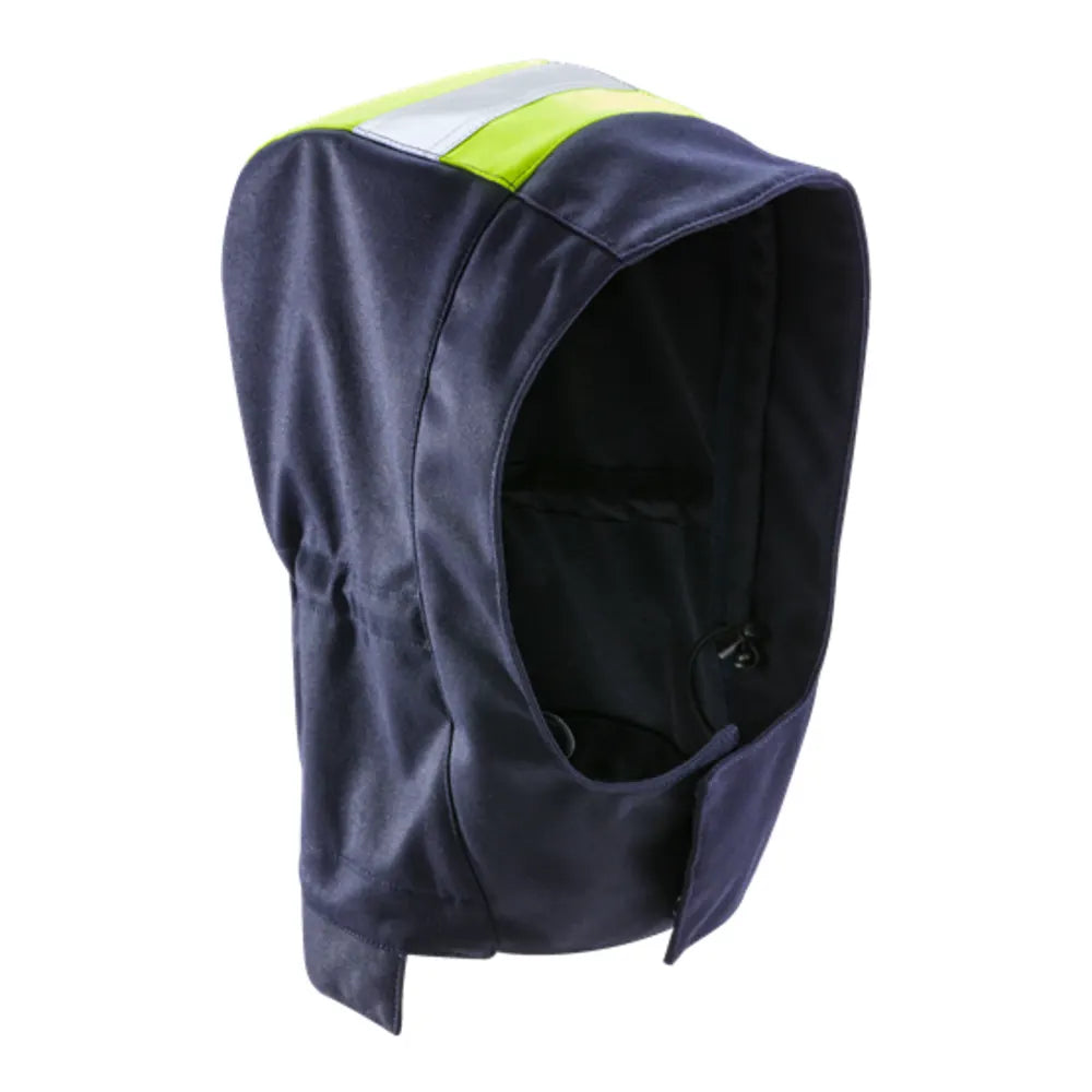 Fristads Flamestat Softshell-Capuchon 9155 Fss High Vis Geel Marineblauw