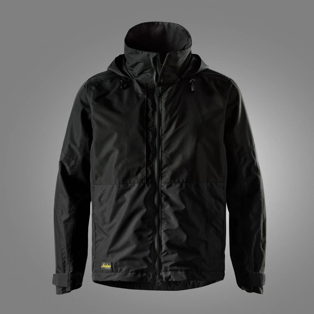 Snickers 1304 Allroundwork Waterdichte Shell Werkjas 0404 Black Black