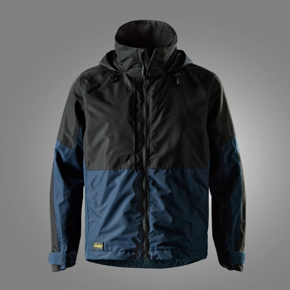 Snickers 1304 Allroundwork Waterdichte Shell Werkjas 9504 Navy Black