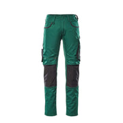 Mascot 13079-230 Broek Met Kniezakken Groen Zwart