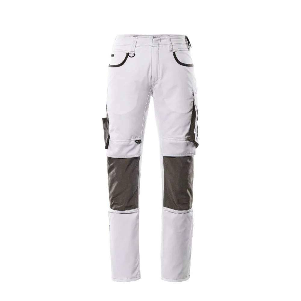 Mascot 13079-230 Broek Met Kniezakken Wit Donkerantraciet