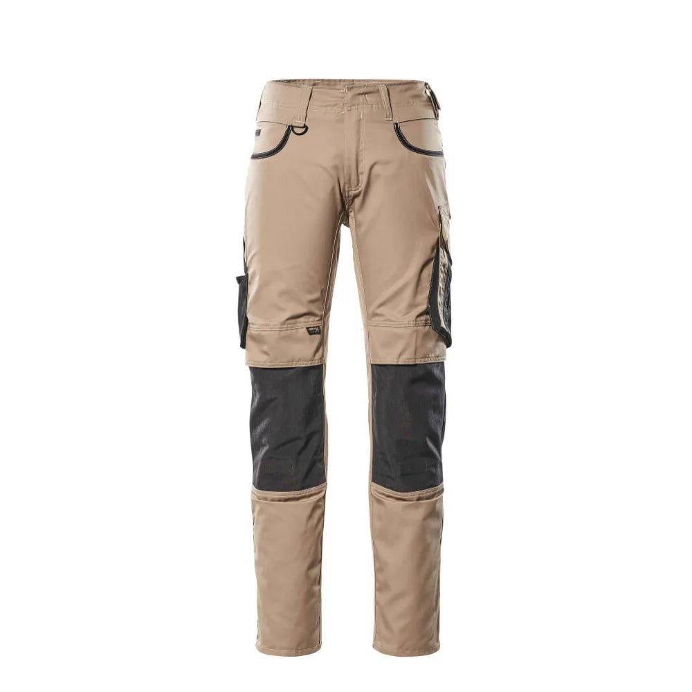 Mascot 13079-230 Broek Met Kniezakken Lichtkhaki Zwart