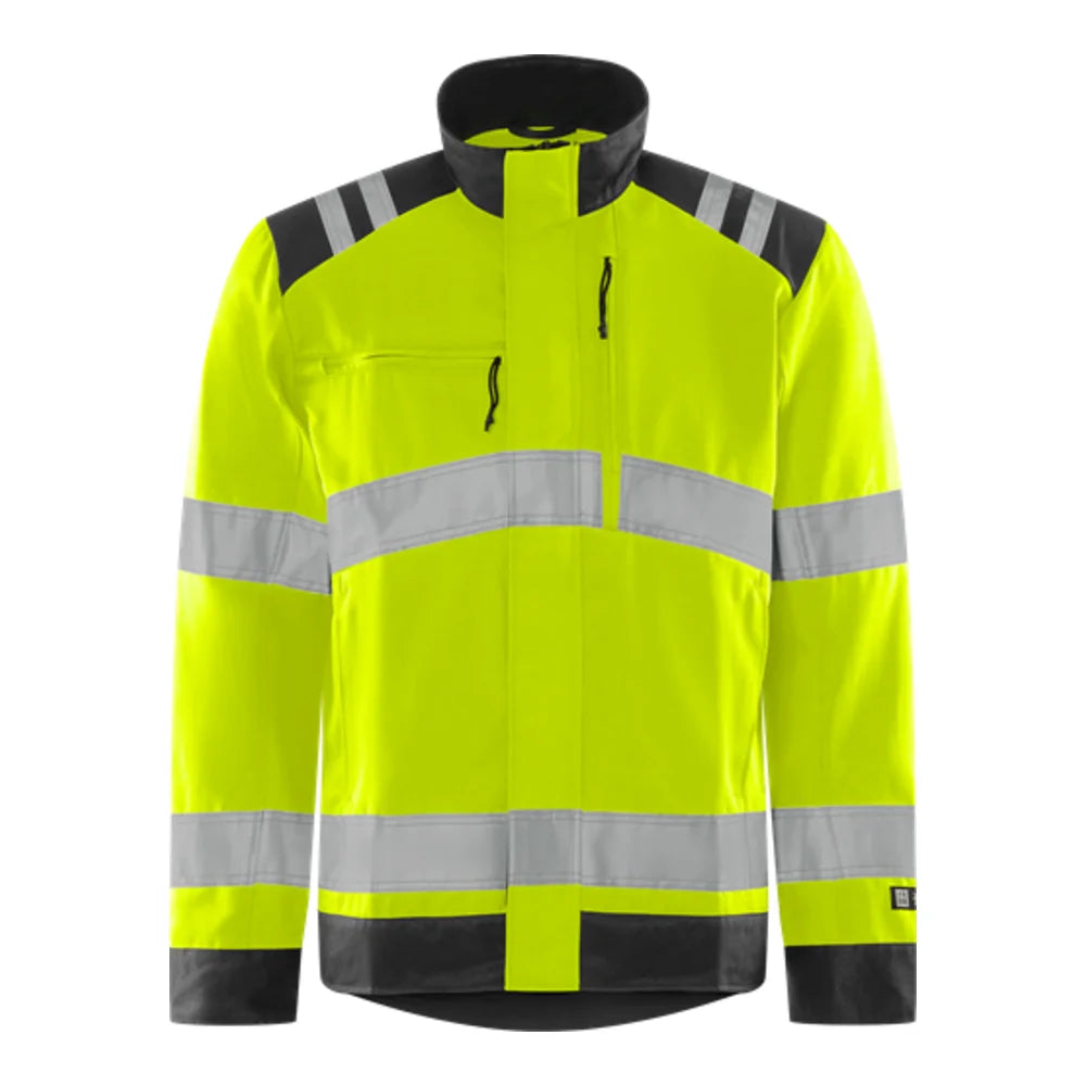 Fristads High Vis Green Jack Klasse 3 4067 Gplu High Vis Geel Zwart