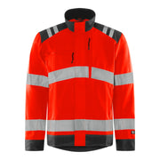 Fristads High Vis Green Jack Klasse 3 4067 Gplu High Vis Rood Zwart