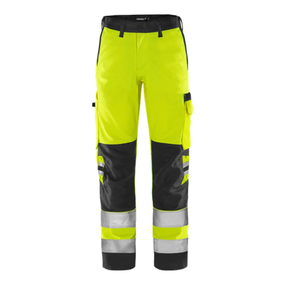 Fristads High Vis Green Broek Klasse 2 2651 Gplu High Vis Geel Zwart